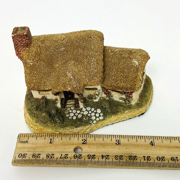 Vintage 1980 David Winter Rose Cottage Hand-Painted House Figurine Great Britain - Picture 10 of 12